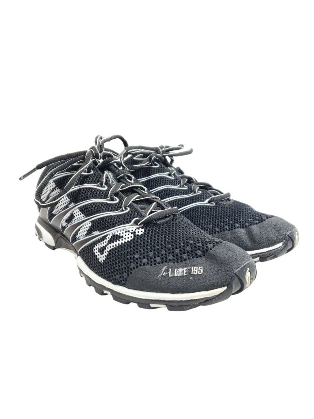 Inov-8 F-Lite 195 Womens Size 8.5 Black & White Training Shoes Lightweight Mesh